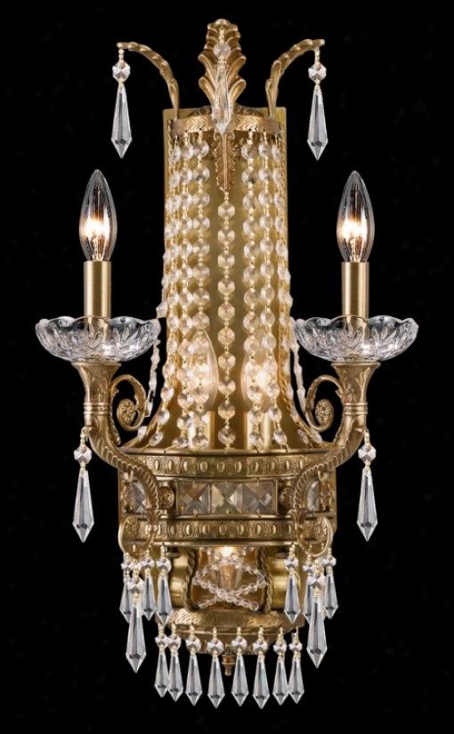 Seville Collection 24 1/2" High Aged Brass  Wall Sconce (g6513)