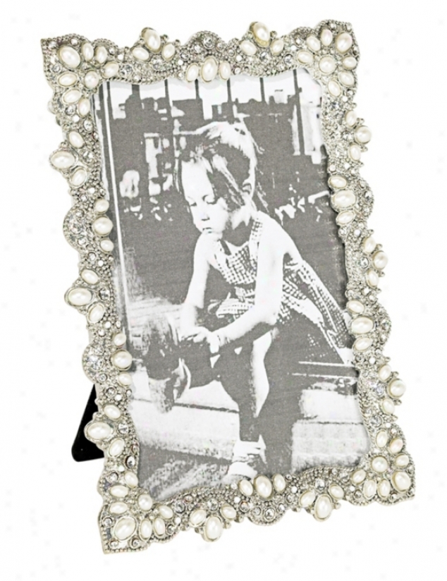 Silver And Drop Picture Frame (19823)