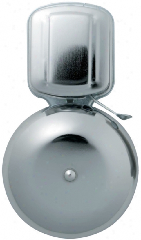 Siilver Finish 4" Doorbe1l Buzzer Bell (k6335)