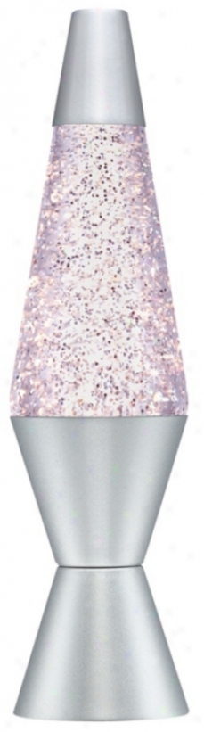 Silver Glitter Lava&#174;  Lamp (00086)