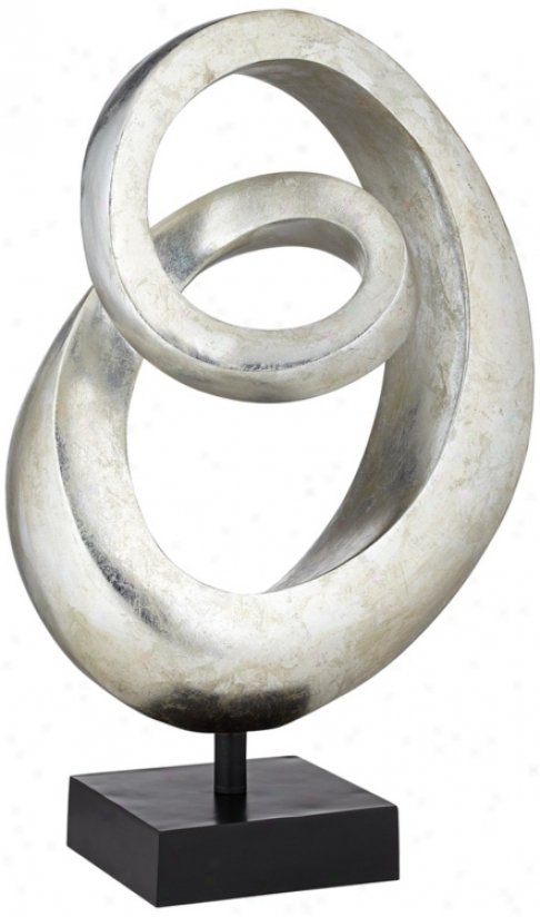 Silverleaf Spiral Sculpture (v2688)