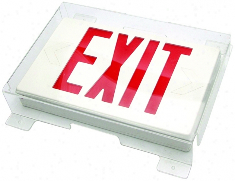 Slim Protective Shield For Exit Signs (64155)