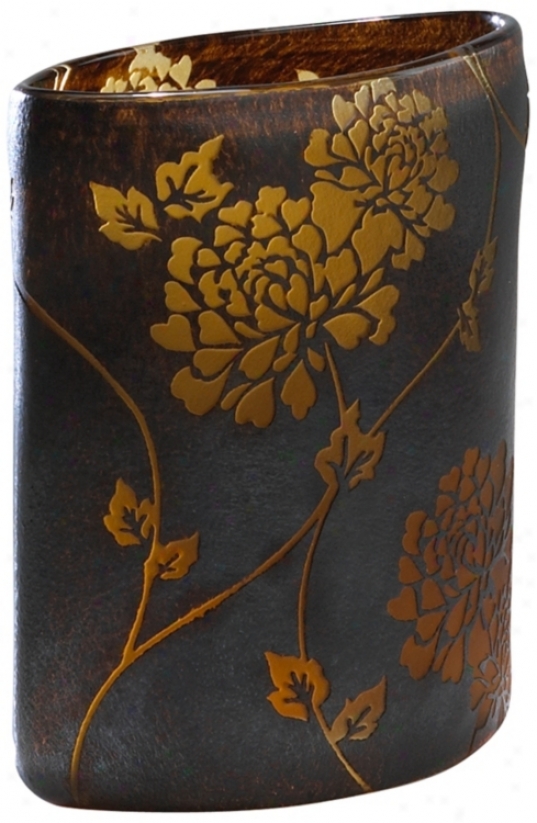 Small Brown Rafaella Vase( r0688)