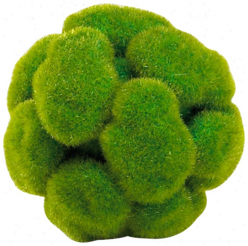 Small Moss Accent Sphere (u6992)