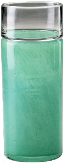 Small Seafoam Green Glass Caribbean Vase (n7128)