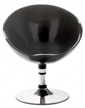 Soar Collection Black Modern Chair (07698)