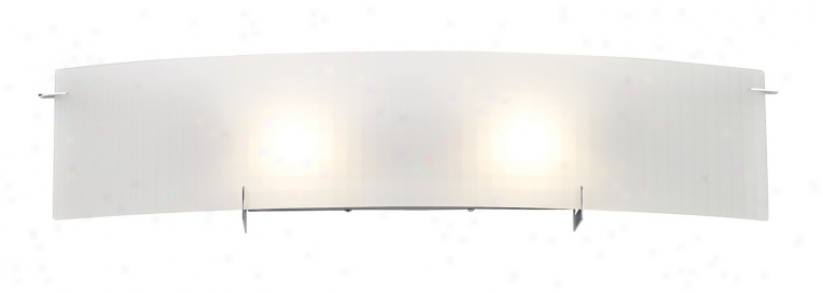 Soho 32 1/4" Wide Checkered Glass Bathroom Light Fixture (16786)