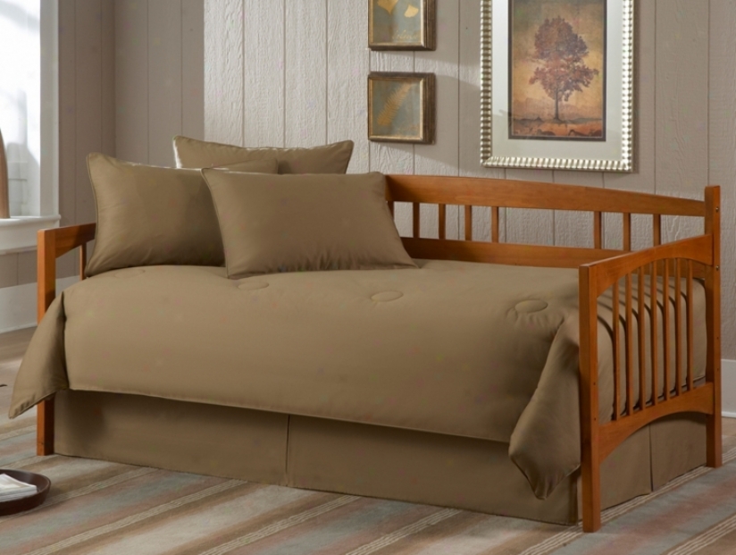 Solid Khaki Paeamount 5-poece Daybed Bedding Set (u8422)