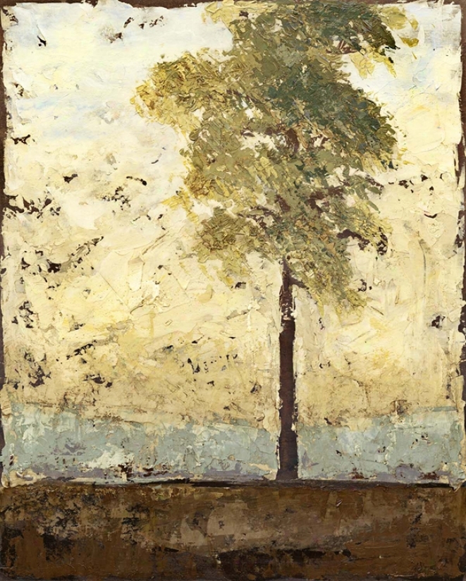 Soliloquy Tree Giclee 40" High Canvas Wall Art (n1710)