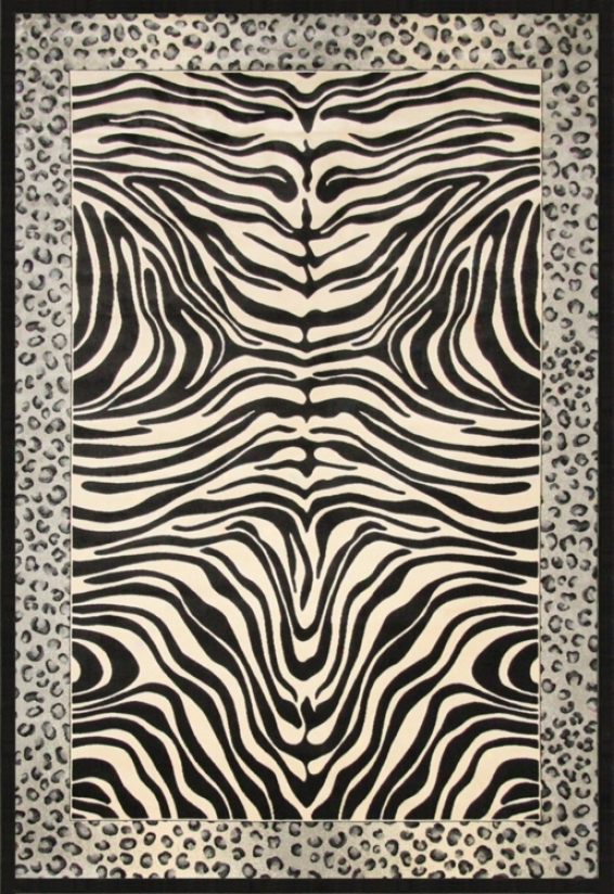 Sonoma Collection Zebra 7'9"x10'8" Area Rug (u6898)