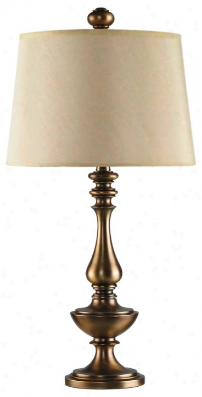 Sovereign Brass Candlestick Index Lamp (r9887)