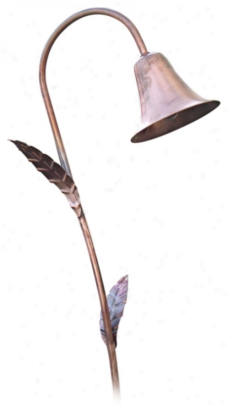 Spun Copper Bell Hat Low Voltage Landsape Light (67396)