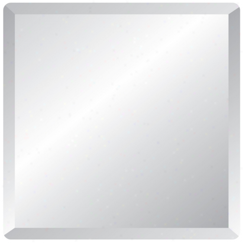 Square Frameless 30" Wide Beveled Reflector (p1424)