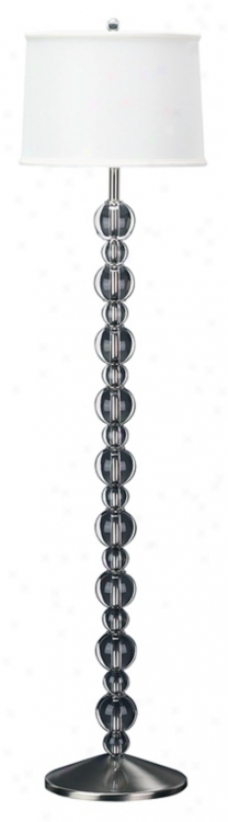 Stacked Crystal Ball Floor Lamp (50925)