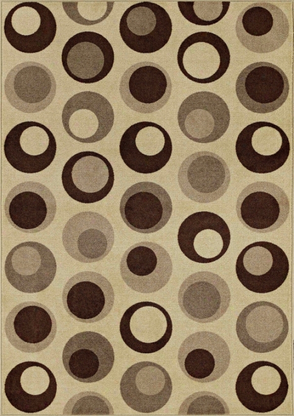 Stacked Pebbles Beige 8' 2"x10' Area Rug (j4619)