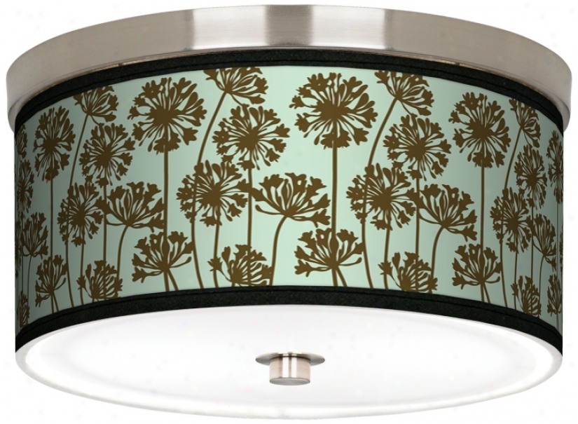 StacyG arcia African Lily Ice 10 1/4" Wide Ceiling Light (j9214-k1693)