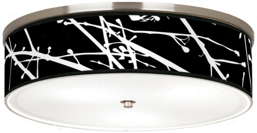 Stacy Garcia Calligraphy Tree Black 20 1/4" Ceiling Light (j9213-k1559)