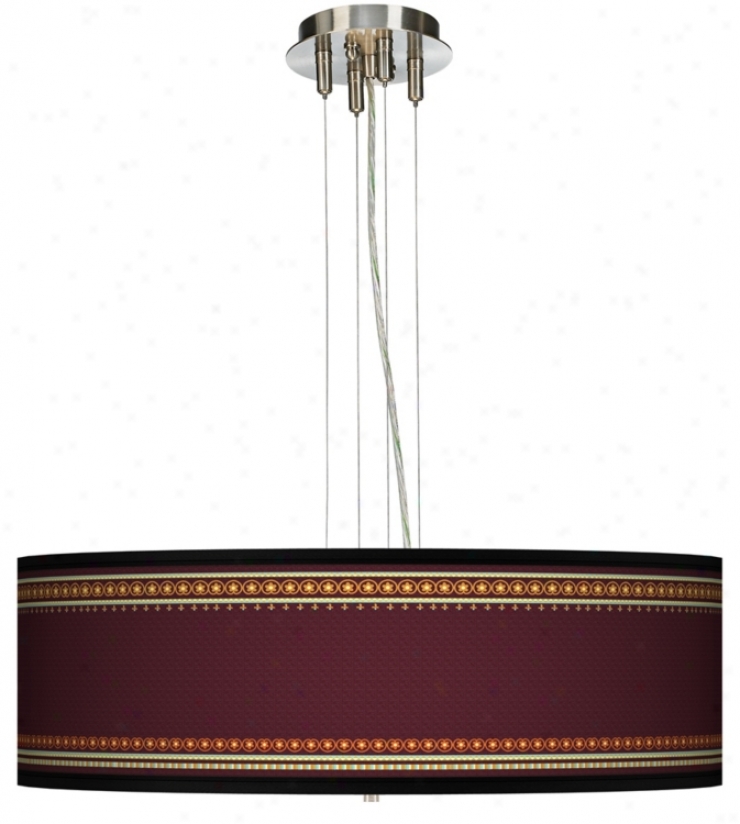 Stacy Garcia Ebro Garnet 24" Wide 4-light Pendant Light (17276-k9202)