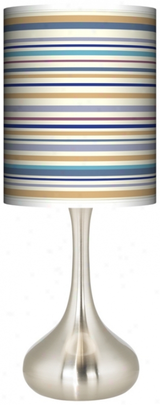 Stacy Garcia Landscape Stripe Giclee Koss Table Lamp (k3334-k9825)