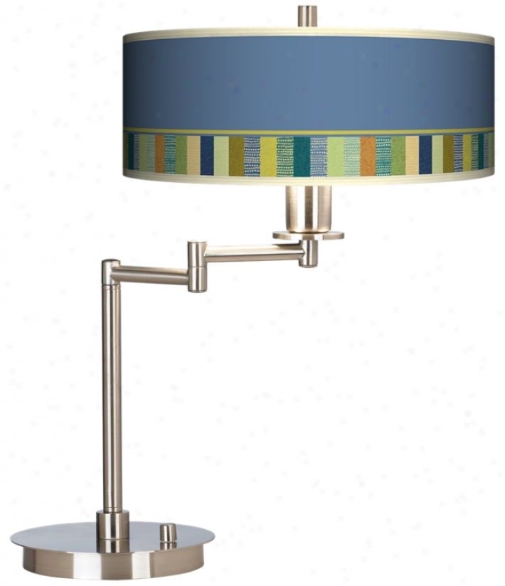 Stacy Garcia Modern Palette Giclee Cfl Swing Arm Desk Lamp (61495-j6905)