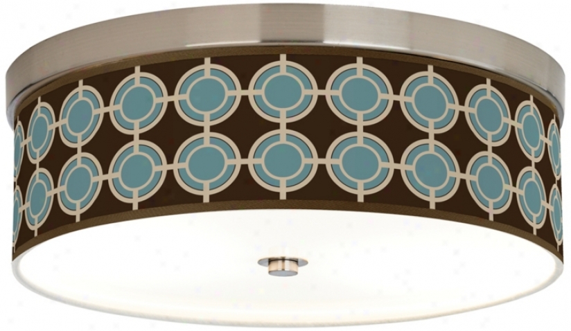 Stacy Garcia Porthole Giclee14" Wide Ceiling Light (h8796-w0833)