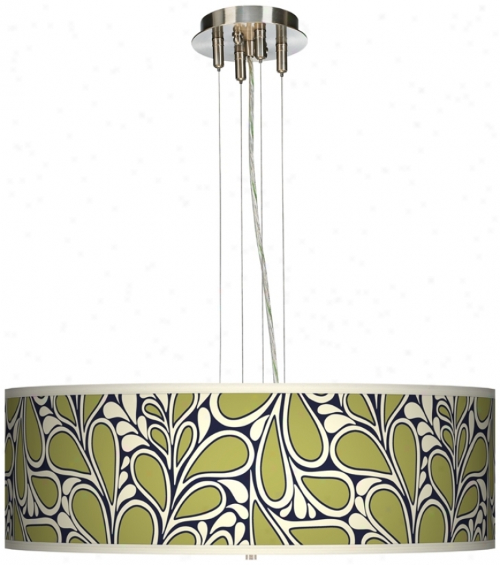 Stacy Garcia Rain Metal 24" Wide 4-light Pendant Light (17276n-8256)