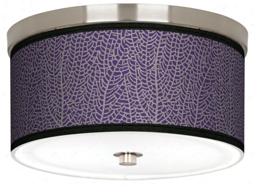 Stacy Garcia Seafan Rich Plum 10 1/4" Wide Ceiling Light (j9214-k3524)