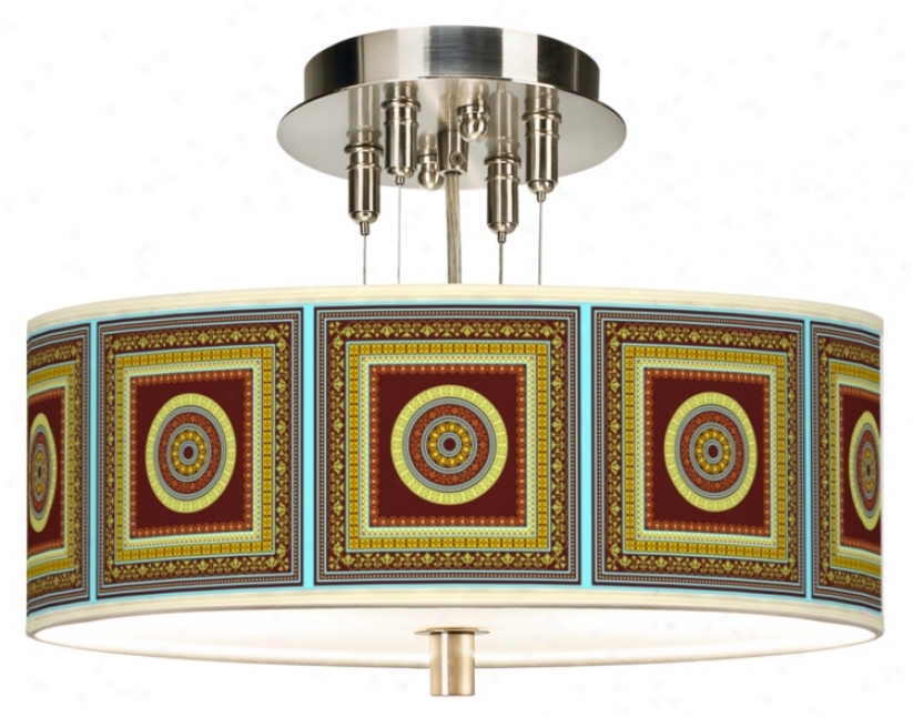 Stacy Garcia Tiber Garnet Giclee 14" Wide Ceiling Light (55369-k9230)