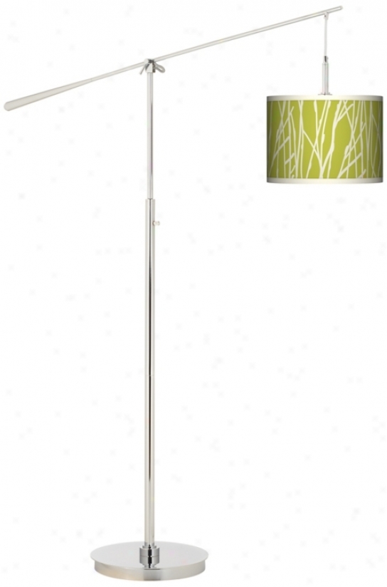 Stach Garcia Twiggy Spring Giclee Boom Arm Floor Lamp (n0749-n4308)