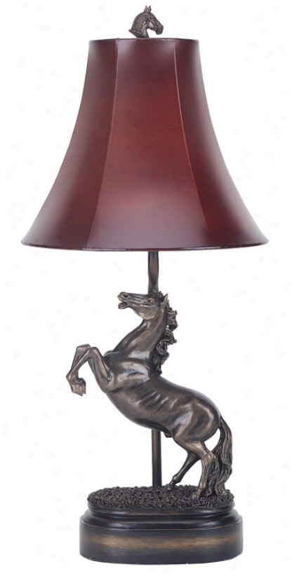 Syallion Horse Sculpture Table Lamp (00630)
