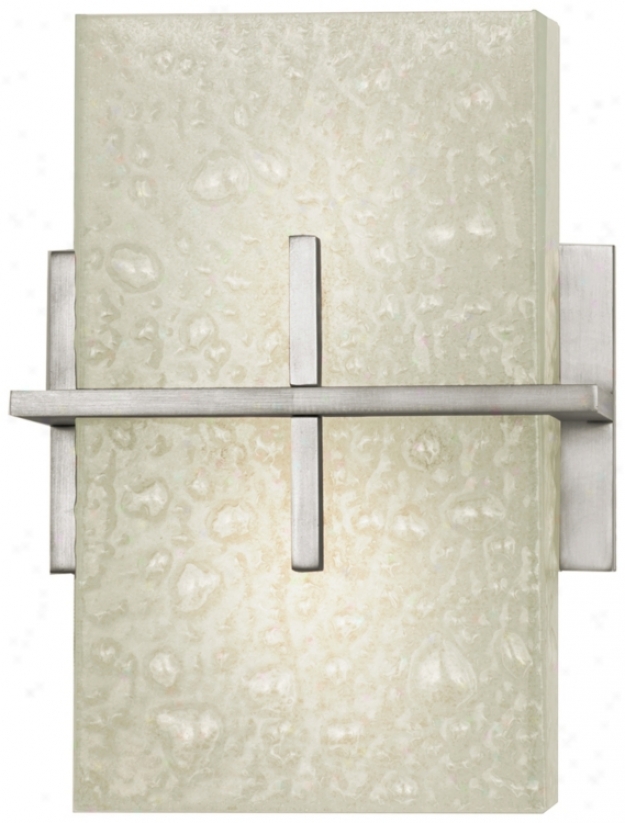 Stratus Collection Bubble Glass 11" High Wall Sconce (k0974 )