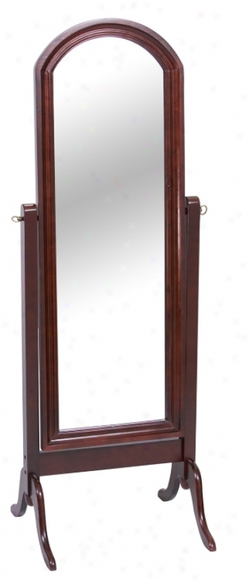 Stroman Cheval Style Arch Top 59" High Floor Mirror (f2290)