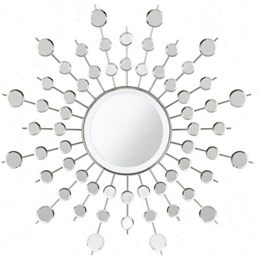 Sunburst Rays 29 1/2" Wide Wall Mirror (t4579)