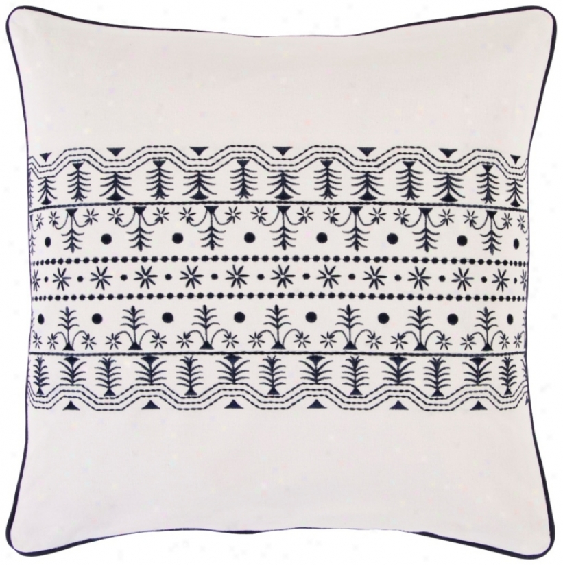 Surya Happy Gardens 18" Square Accent Pillow (r6654)