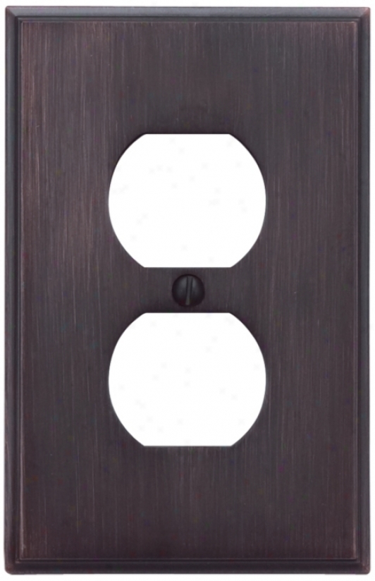 Sutton Venetian Bronze Finish Outlet Wall Plate (84576)