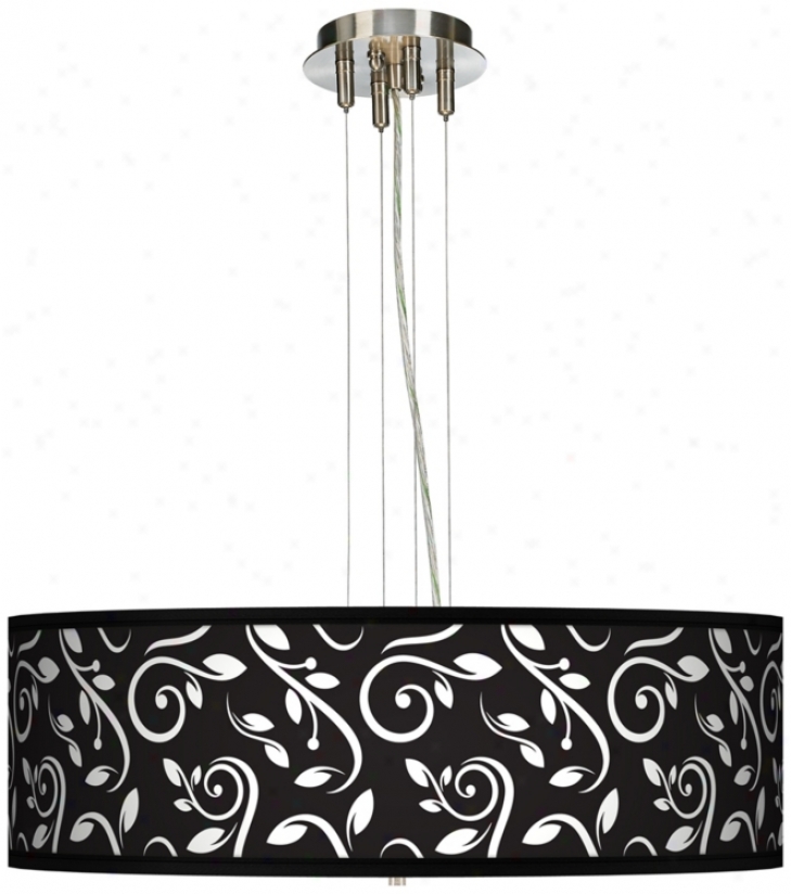 Swirling Vines 24" Wide 4-light Pendant Chandelier (17276-n5211)