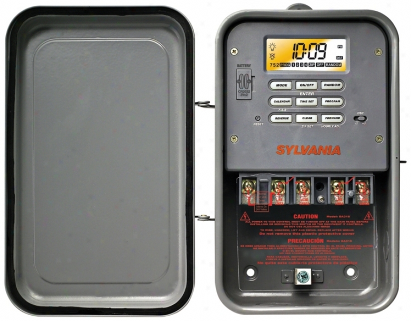 Sylvania Digital 40 Amp 240v Dpdt Industrial Timer (38057)
