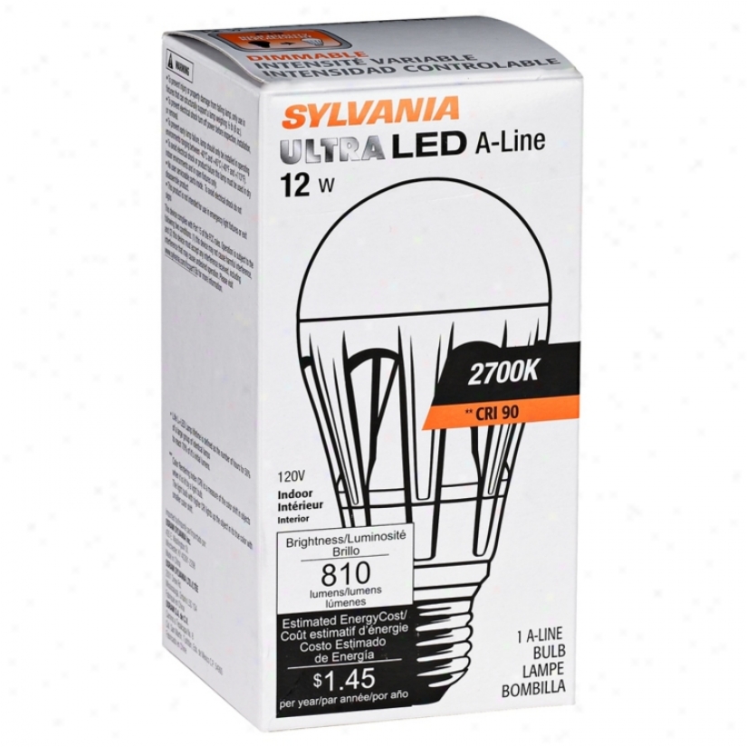 Sylvania Indoof 12 Watt Dimmable Led Light Bulb (u0800)