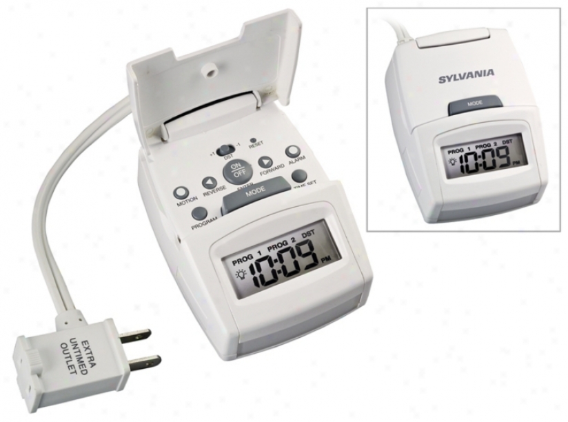 Sylvania Motion Sensor Alarm Table Top Digital Timer (38422)