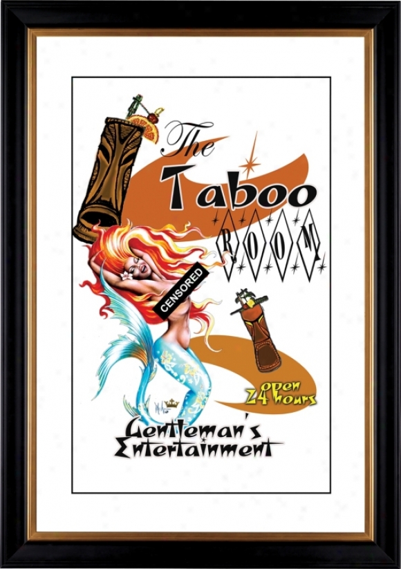 Taboo Mermaid Giclee 41 3/8" High Wall Art (33885-80384)