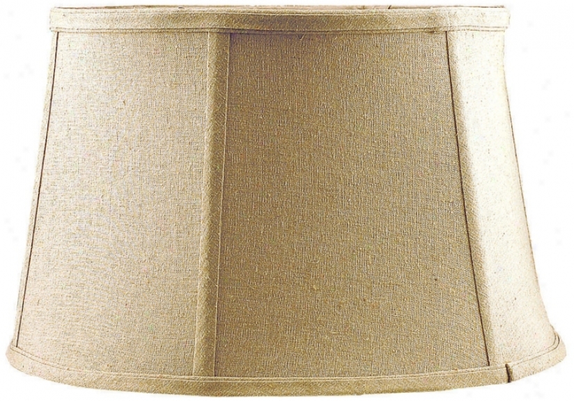 Tan Softback Lamp Shade 11x13.5x8.5 (spider) (h3806)