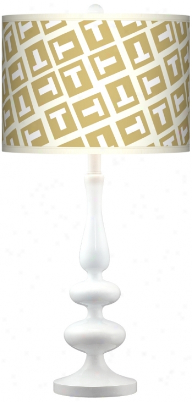 Tee Tumble Modern Gloss Of a ~ color Base Table Lamp (n5729-p6066)