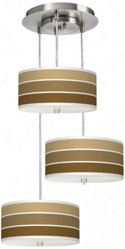 Terra Bamboo 3-in-1 Drum Shade Giclee Pendant (m2298-u4656)