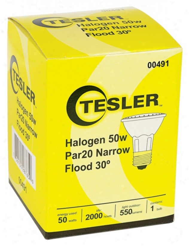 Tesler Par20 50 Watt Close Floo dLight Bulb (00491)