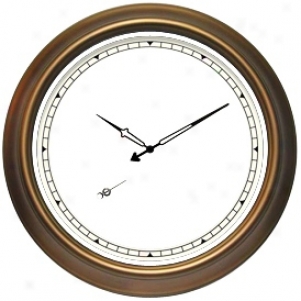 The Craftsman Indoor Outdoor 18" Wide Round Wall Clock (r6781)