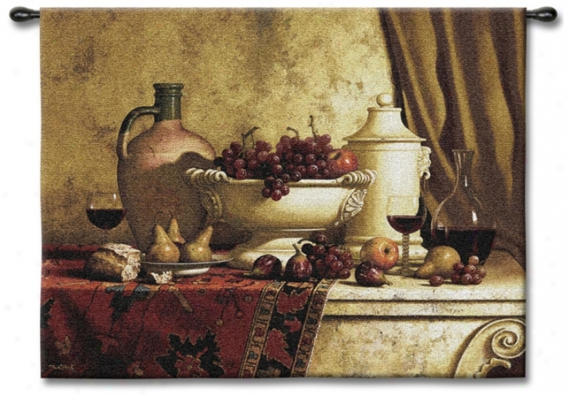 The Great Feast Small 53" High Wall Tapestry (j8683)