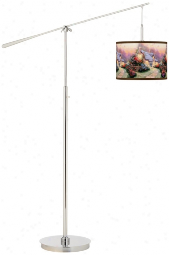 Thomas Kinkade Glor yOf Evening Boom Arm Floor Lamp (n0749-w7021)