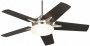 52" Casa Endeavor Brushed Nickel Espresso Ceiling Fan (90515-r2175)