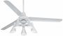 60" Casa Vieja Turbina White Ceiling Fan (u4515-r1741)