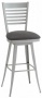 Amisco Edwin Onnyx 26" High Swivel Counter Stool (m9251)